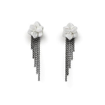 Orchid - ロングピアス in Lladró