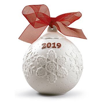 2019 Christmas ball. Red in Lladró
