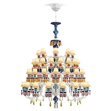 Belle de Nuit 56 Lights Chandelier. Multicolor (CE/UK) in Lladró