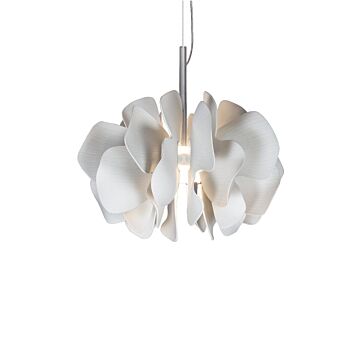 Nightbloom Hanging Lamp 40cm. White. (US) in Lladró