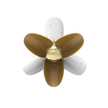 Blossom Wall Sconce. White and gold. (CE/UK/CCC) in Lladró
