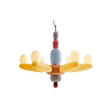 Soft Blown Chandelier. Yellow (US) in Lladró