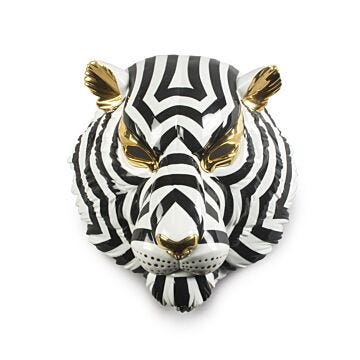 Tiger Mask. Black and Gold in Lladró