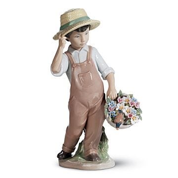 My Happy Friend Boy Figurine in Lladró