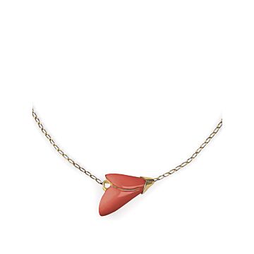 Heliconia Pendant. Coral in Lladró