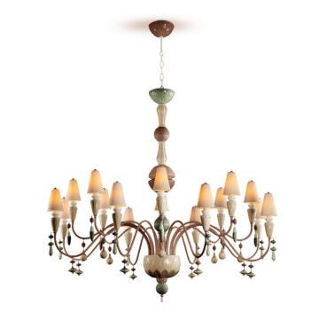 Chandelier Ivy and Seed 16 luces. Grande plano. Especias (US) en Lladró