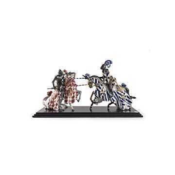 Medieval Tournament Sculpture. Limited Edition in Lladró