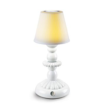 Lotus Firefly Table Lamp. White in Lladró