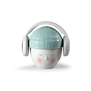 Lee Headphones Box. White in Lladró
