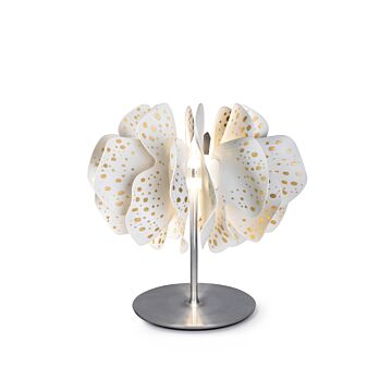 Nightbloom Table Lamp. White & gold. (UK) in Lladró