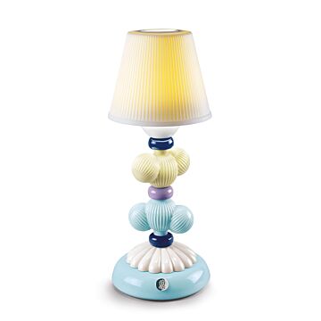 Lámpara de mesa Firefly Cactus. Amarillo y azul en Lladró