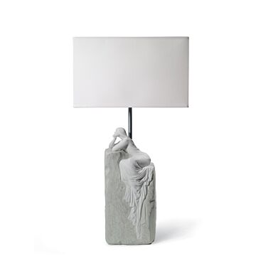 Meditating Woman II Table Lamp (US) in Lladró
