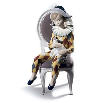 Little Harlequin Boy Figurine in Lladró