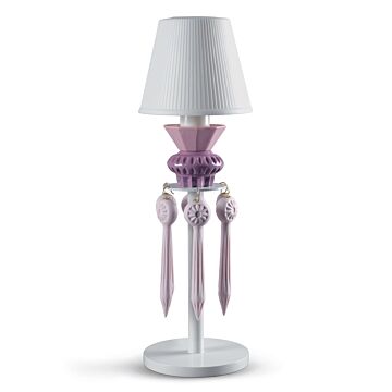 Belle de Nuit Lithophane Lamp with Tears. Pink (UK) in Lladró