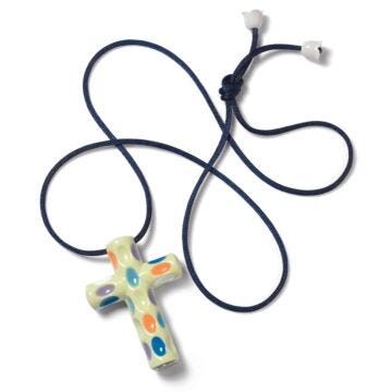Latin Cross Pendant. Yellow in Lladró