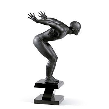Swimmer (black) in Lladró