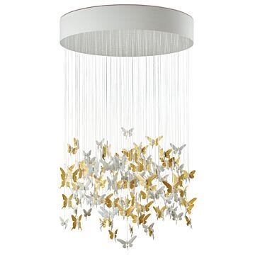 Chandelier Niágara 1,35 m. Lustre oro (CE/UK) en Lladró