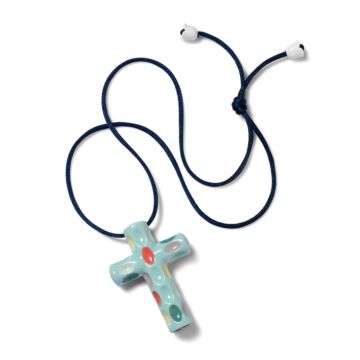 Latin Cross Pendant. Blue in Lladró