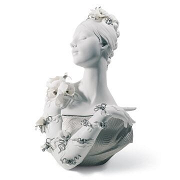 Figurina Busto My Fair Lady. Lustro argento in Lladró