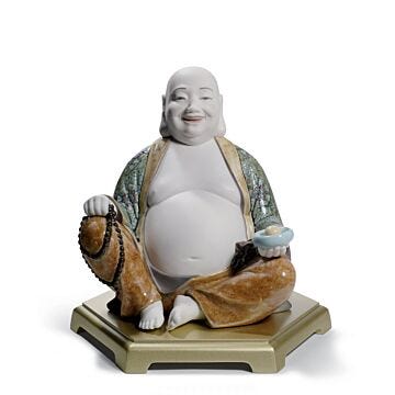 Happy Buddha Figurine in Lladró