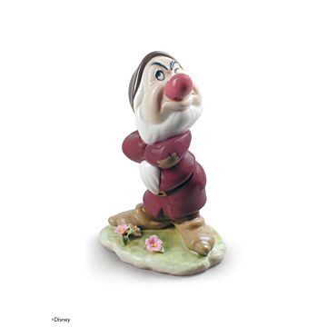 Grumpy Snow White Dwarf Figurine in Lladró