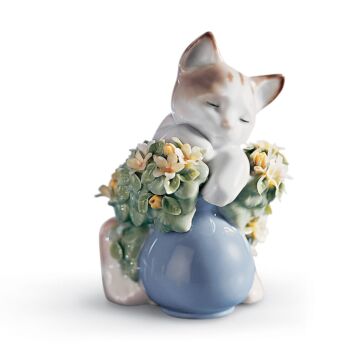Figurina Gattino sognatore in Lladró