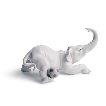Elephant Goal Figurine in Lladró