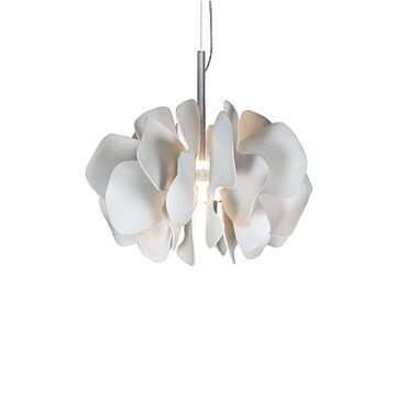 Nightbloom Hanging Lamp 40cm. White. (US) in Lladró