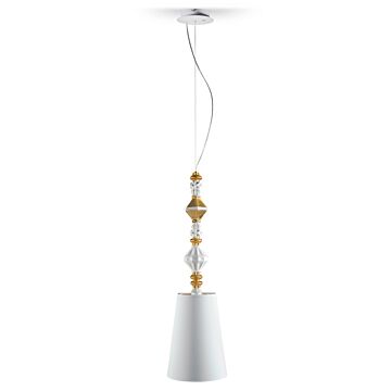 Belle de Nuit Ceiling Lamp II. Golden Luster (CE/UK/CCC) in Lladró
