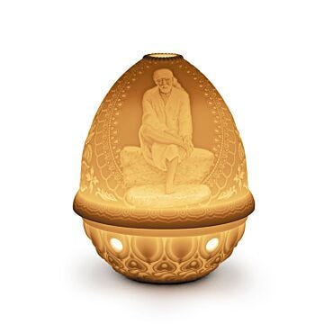 Sai Baba Lithophane in Lladró