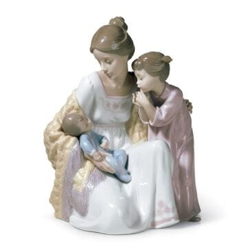 Figurina Benvenuto nella famiglia in Lladró
