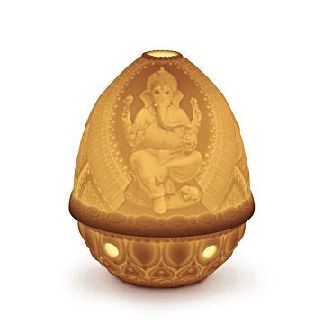Lord Ganesha Lithophane in Lladró