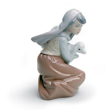 Figurina Natività Pastorella in Lladró