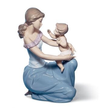 Figurina Madre Uno per te e uno per me in Lladró