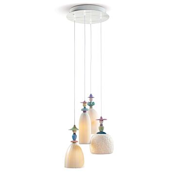 Mademoiselle 4 Lights Walking on The Beach Ceiling Lamp (US) in Lladró