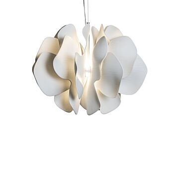 Nightbloom Hanging Lamp 60cm. White. (CE/UK) in Lladró