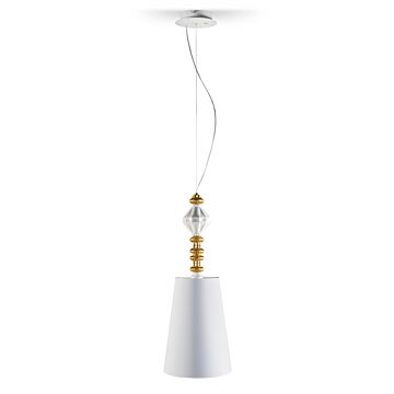 Belle de Nuit Ceiling Lamp I. Golden Luster (US) in Lladró