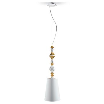 Belle de Nuit Ceiling Lamp II. Golden Luster (US) in Lladró