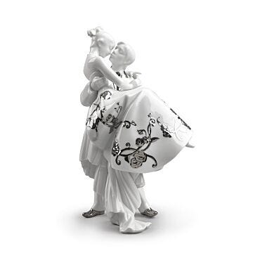 Coppia Il giorno più felice. Figurina. Lustro argento in Lladró