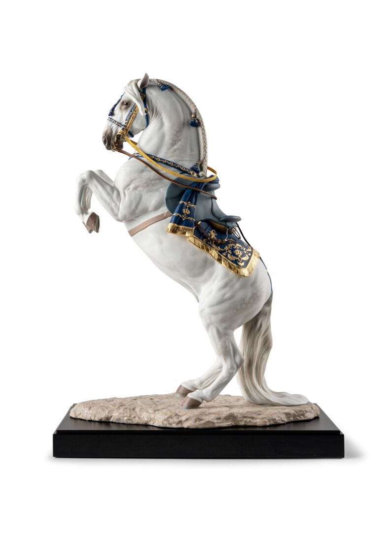 Scultura Cavallo pura razza spagnolo – Haute École. Serie Limitata, 1 di 10