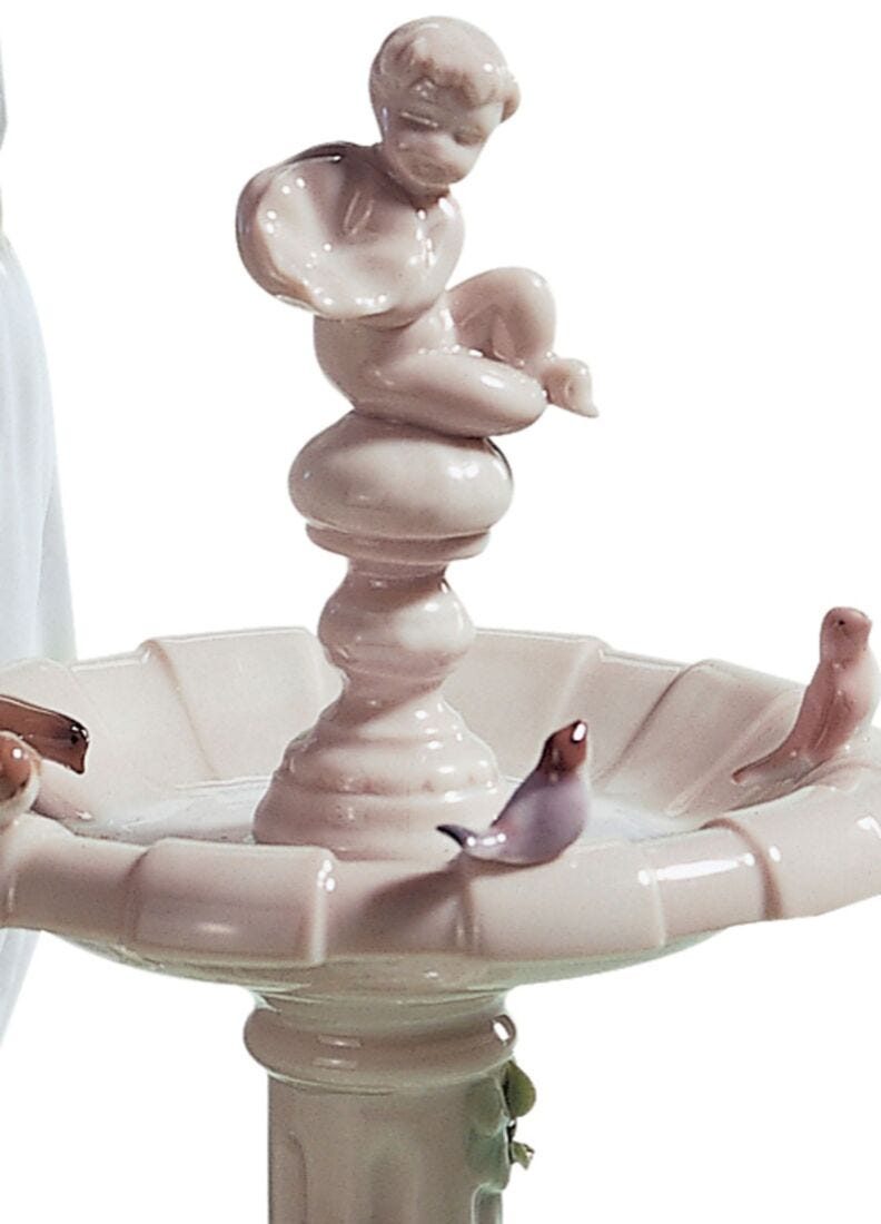 Spring Joy Girl Figurine in Lladró
