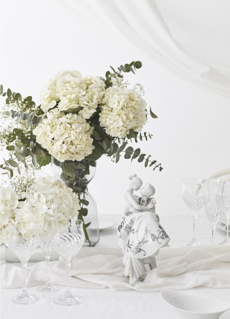 The Happiest Day Couple. Figurine. Silver luster, 2 of 6