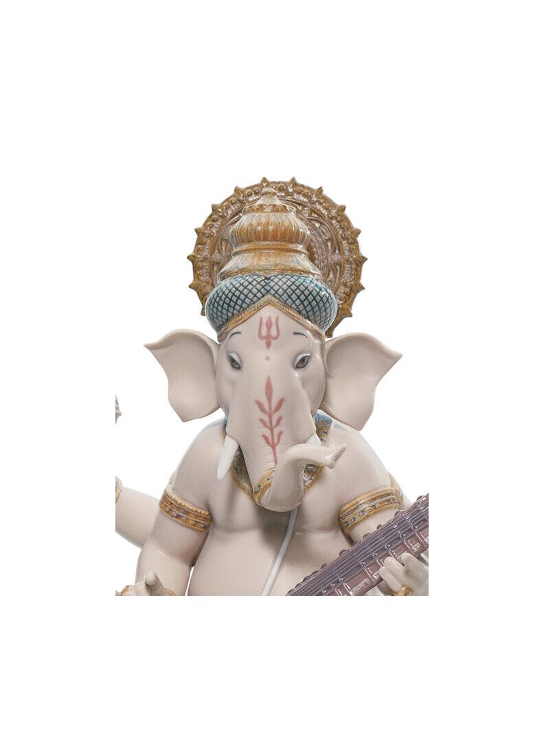 Veena Ganesha Figurine, 2 of 6