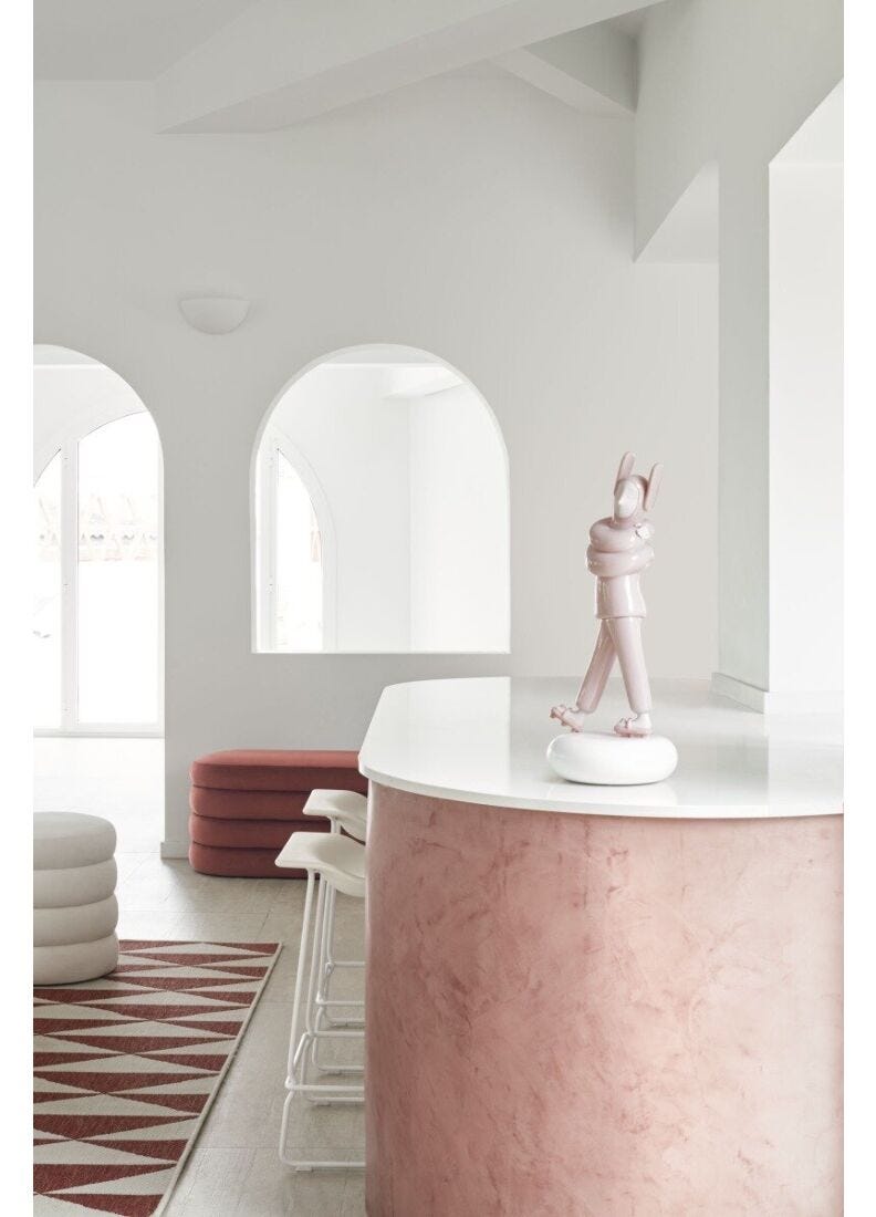 Escultura Embraced (Rosa), 2 de 5