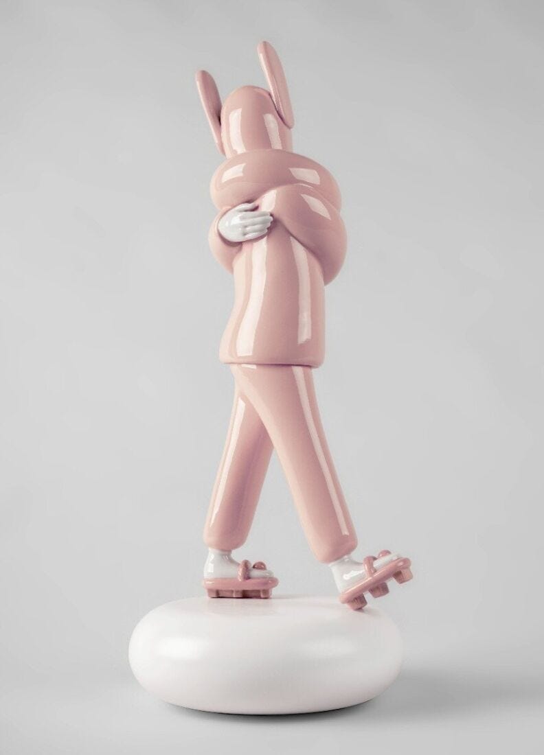 Escultura Embraced (Rosa), 3 de 5