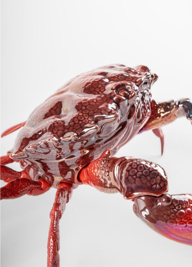 Escultura Cangrejo. Rojo, 4 de 6