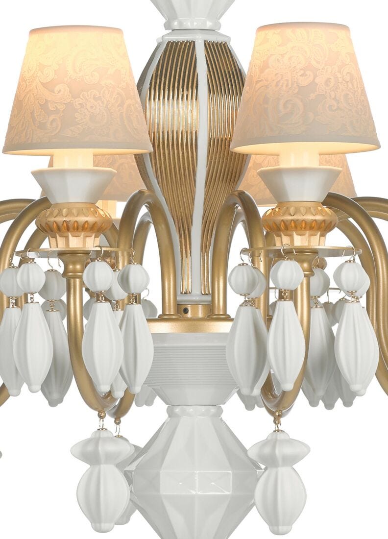 Chandelier Belle de Nuit 12 luces. Lustre oro (CE/UK/CCC), 3 de 5