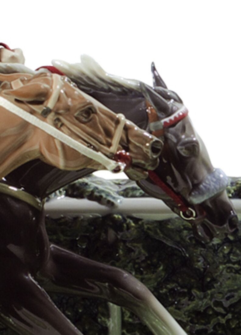 Escultura caballos Carrera en el hipódromo. Serie limitada, 6 de 7