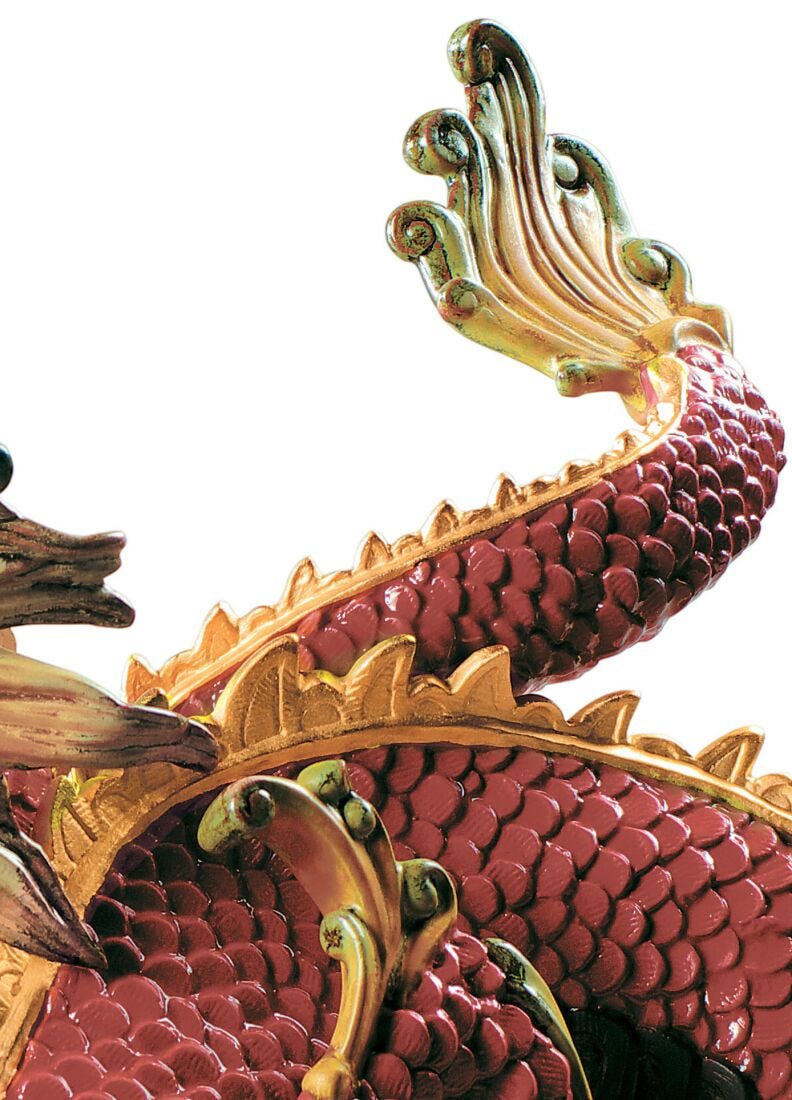 Escultura Dragón solemne, 4 de 6