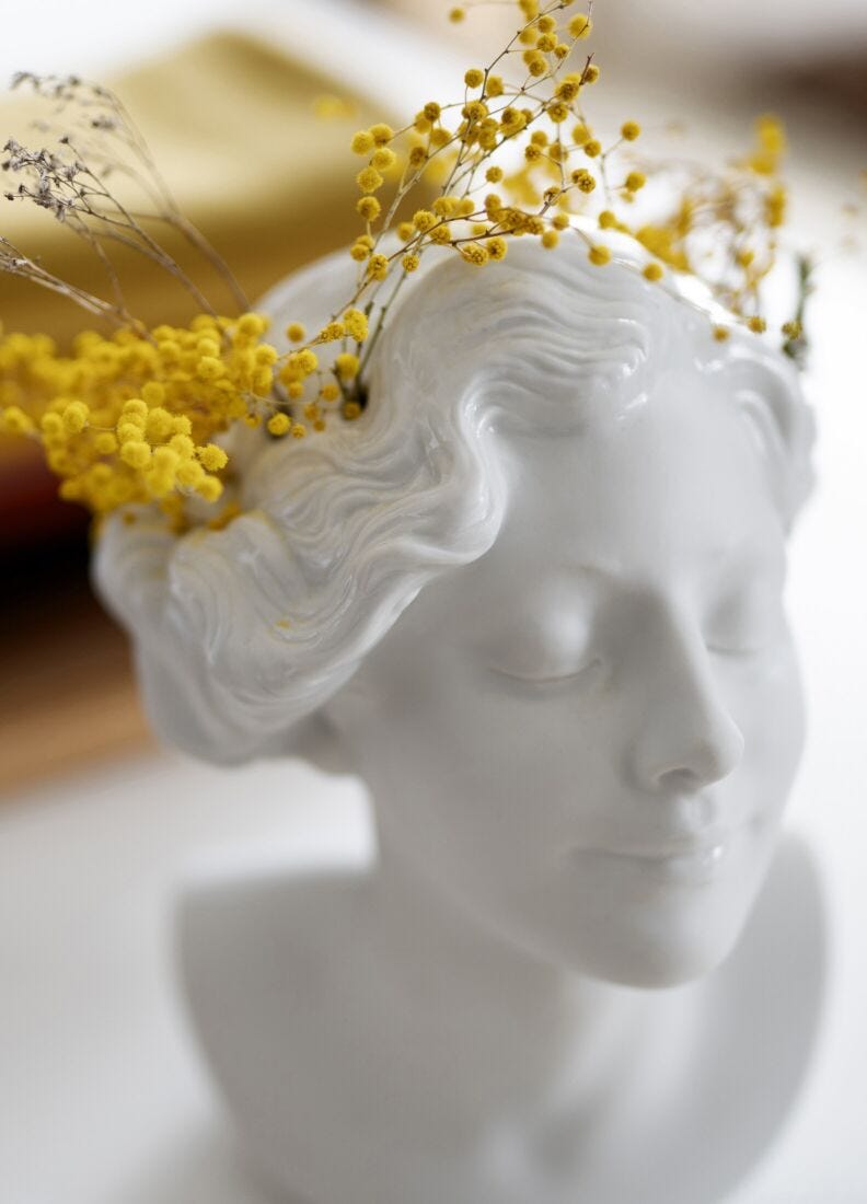 Jarrón busto mujer Daisy, 2 de 5